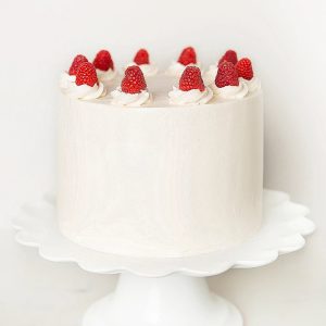 Strawberry cream cake