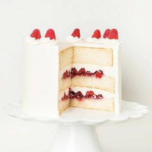 Strawberry jam cake